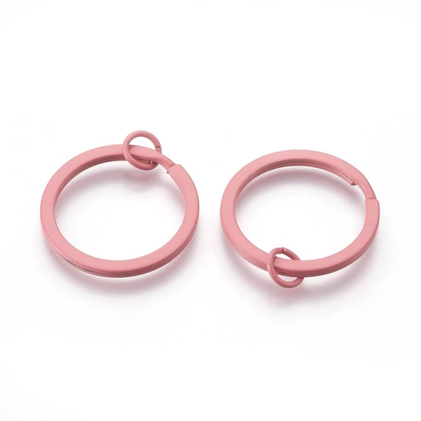Festett pink színű kulcstartókarika Festett pink színű kulcstartókarika