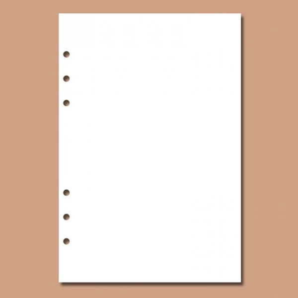 Noteszhez lefűzhető papír (17,1x9,4cm)