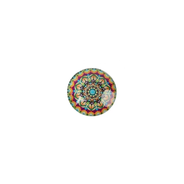 Mandala mintás üveglencse (25mm)