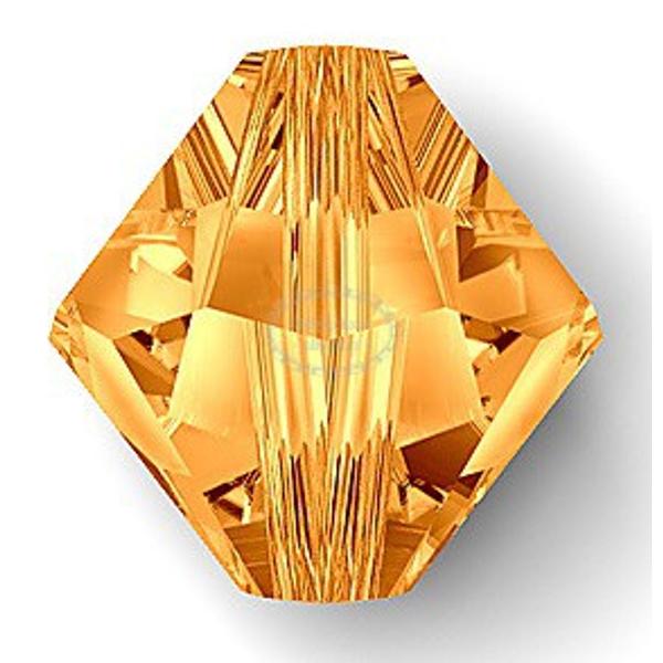 Swarovski bicone topaz (3mm)/30db