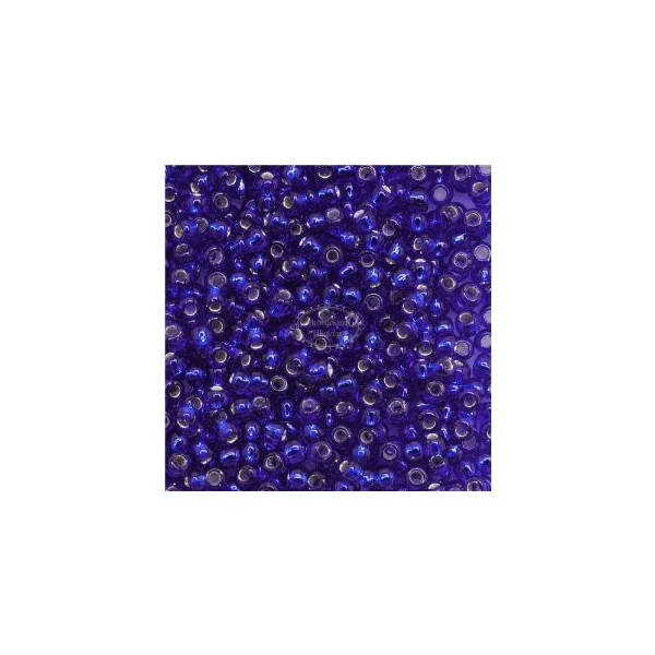 Toho kásagyöngy ezüstös közepű kobalt (28) 11/0