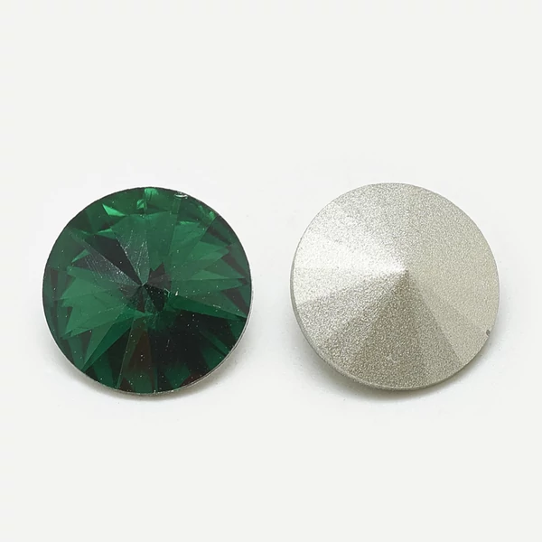 10db Emerald színű strassz (12mm)