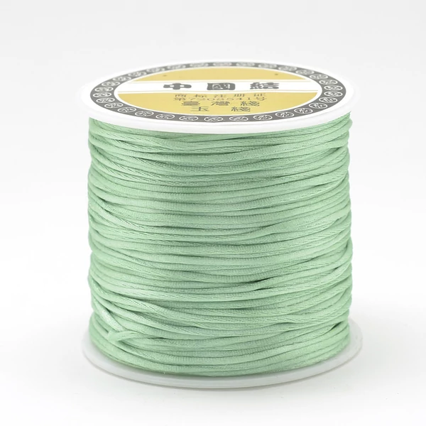 Akvamarin színű selyem zsinór (1mm) /5méter Akvamarin színű selyem zsinór (1mm) /5méter