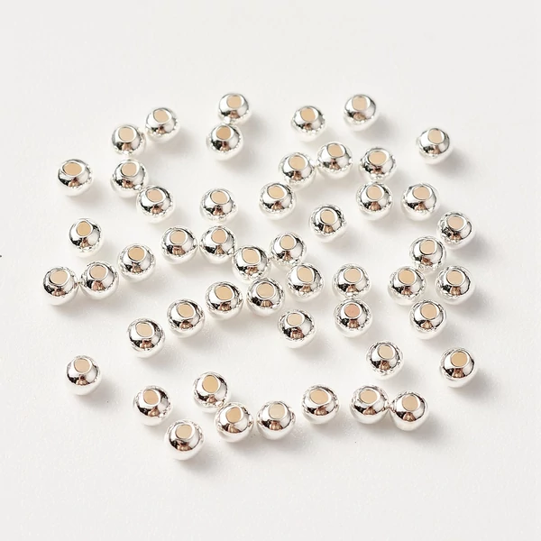 925 sterling ezüst stopper ( 2x2mm)/4db