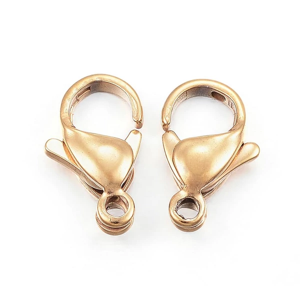 Arany színű nemesacél delfinkapocs (10x6mm)/2db Arany színű nemesacél delfinkapocs (10x6mm)/2db