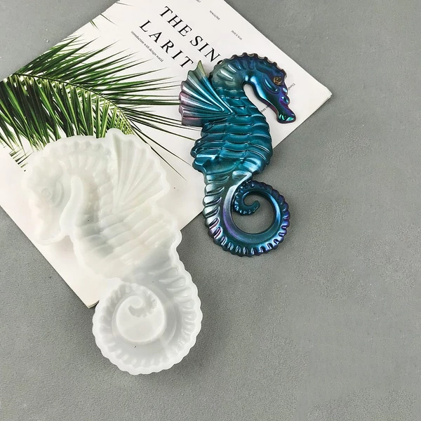 Nagy tengeri csikó szilikon öntőforma (205x115x17mm)