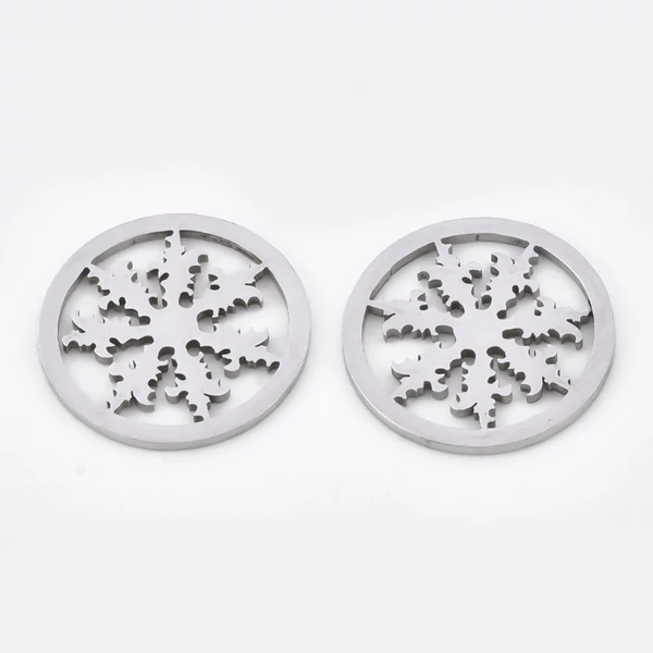 Nemesacél hópihe alakú kapcsolóelem(16mm) Nemesacél hópihe alakú kapcsolóelem(16mm)