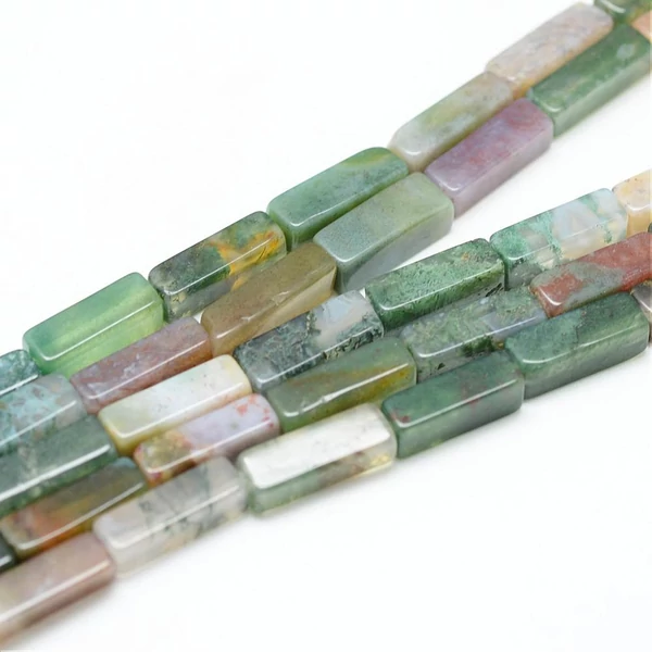 Indián achát tégla ásványgyöngy szálban (13~14x4x4mm)/29db Indián achát tégla ásványgyöngy szálban (13~14x4x4mm)/29db
