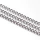 Antikolt ezüst színű csavart ékszerlánc (5x3,5mm) /3méter