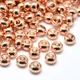 5db Rozé arany színű fánk alakú köztes (6x4mm)