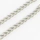 Nemesacél csavart szemű ékszerlánc (2,8x1,8mm) /5méter