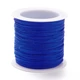 Kék színű microcord zsinór (1mm) / 1 guriga