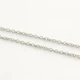 Nemesacél keresztezett szemű ékszerlánc (2,5x2mm) /3 méter
