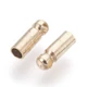 50db arany bőrvégzáró, zsinórvégzáró (6x2mm)