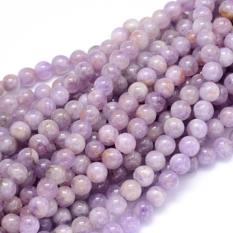 Levendula jade ásványgyöngy (8mm)/10db