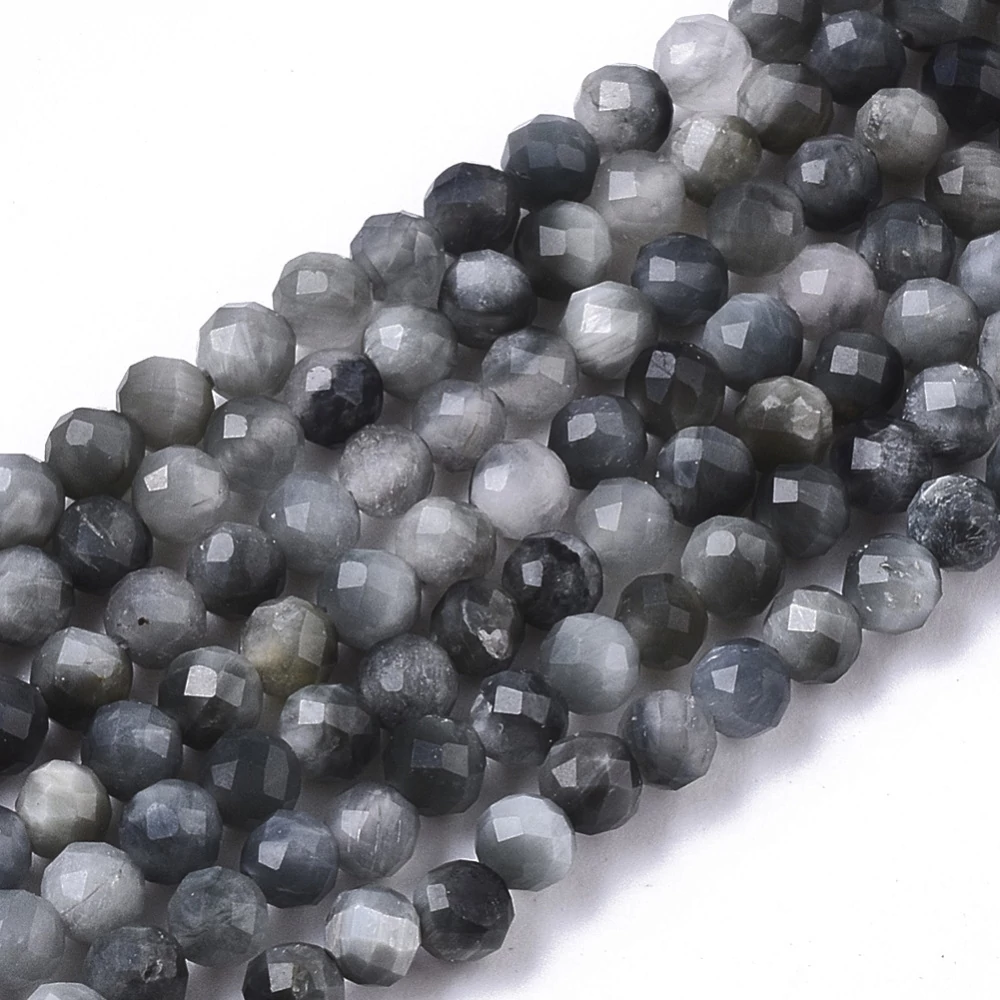 Sasszem ásványgyöngy szálban (3mm)/135db