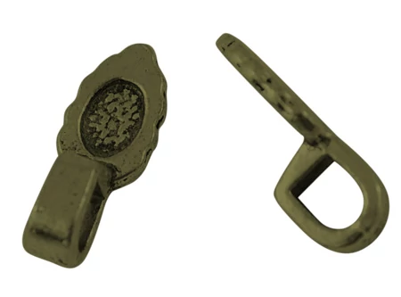 Antikolt bronz színű medáltartó (kisebb)/10db