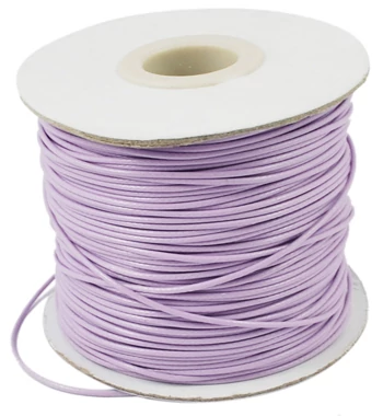 Halvány lila viaszolt szál (1mm)