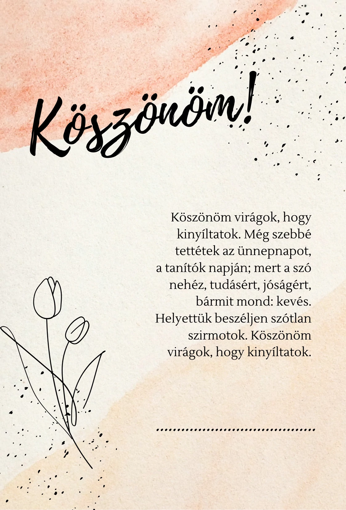 Ajándék kísérő kártya 