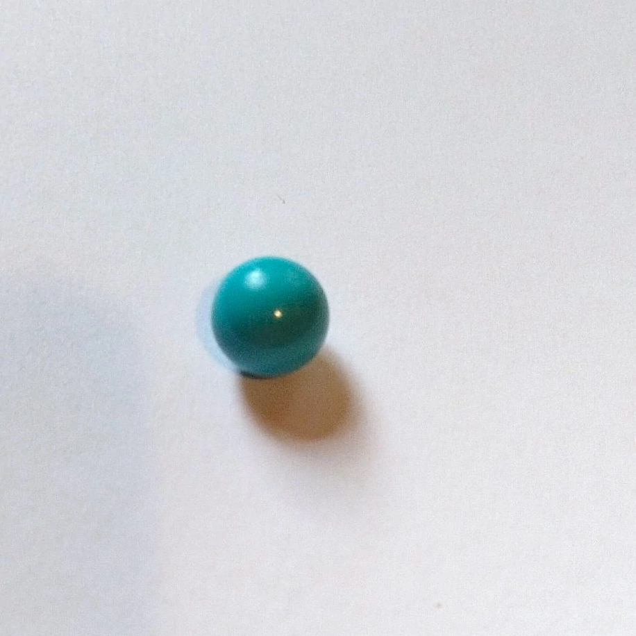 Angyalhívóba való csengő türkizkék színű golyó (12mm)