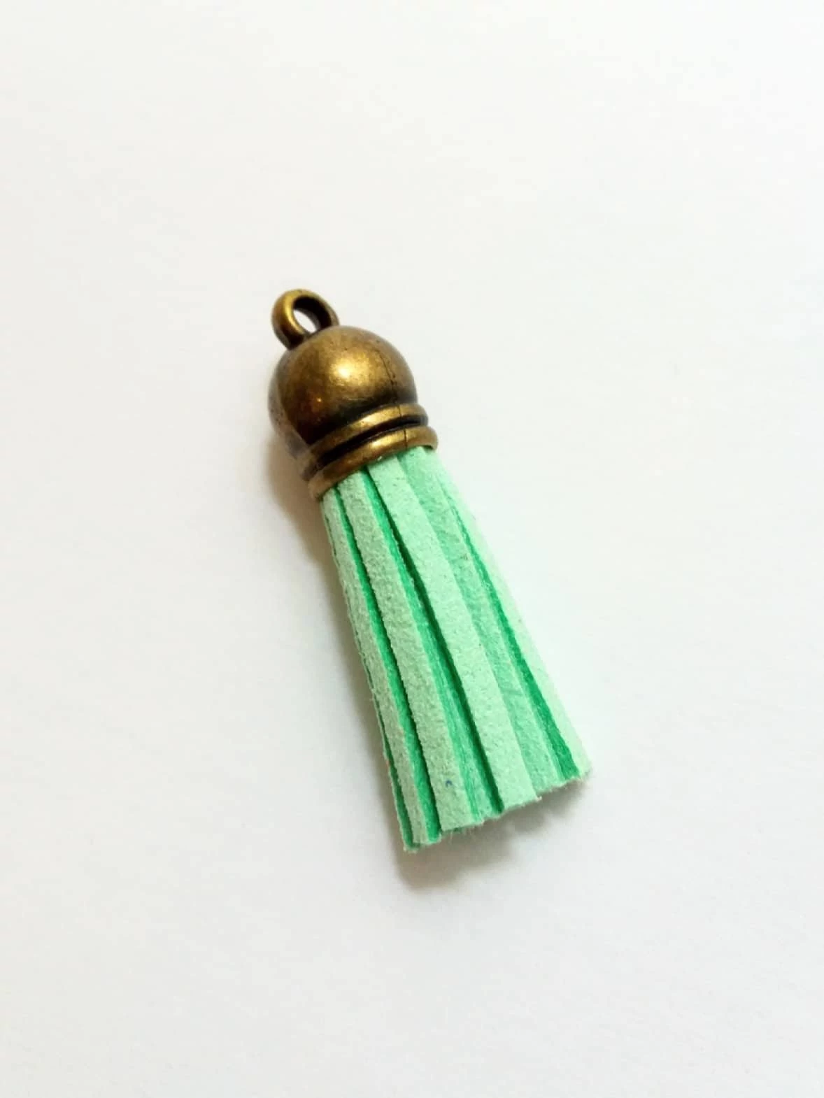 Menta színű bőrbojt (38mm)