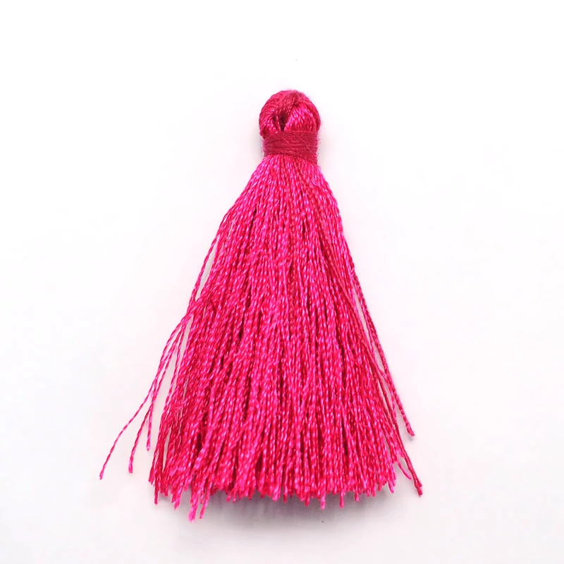 Sötét pink színű zsinórbojt (40mm)