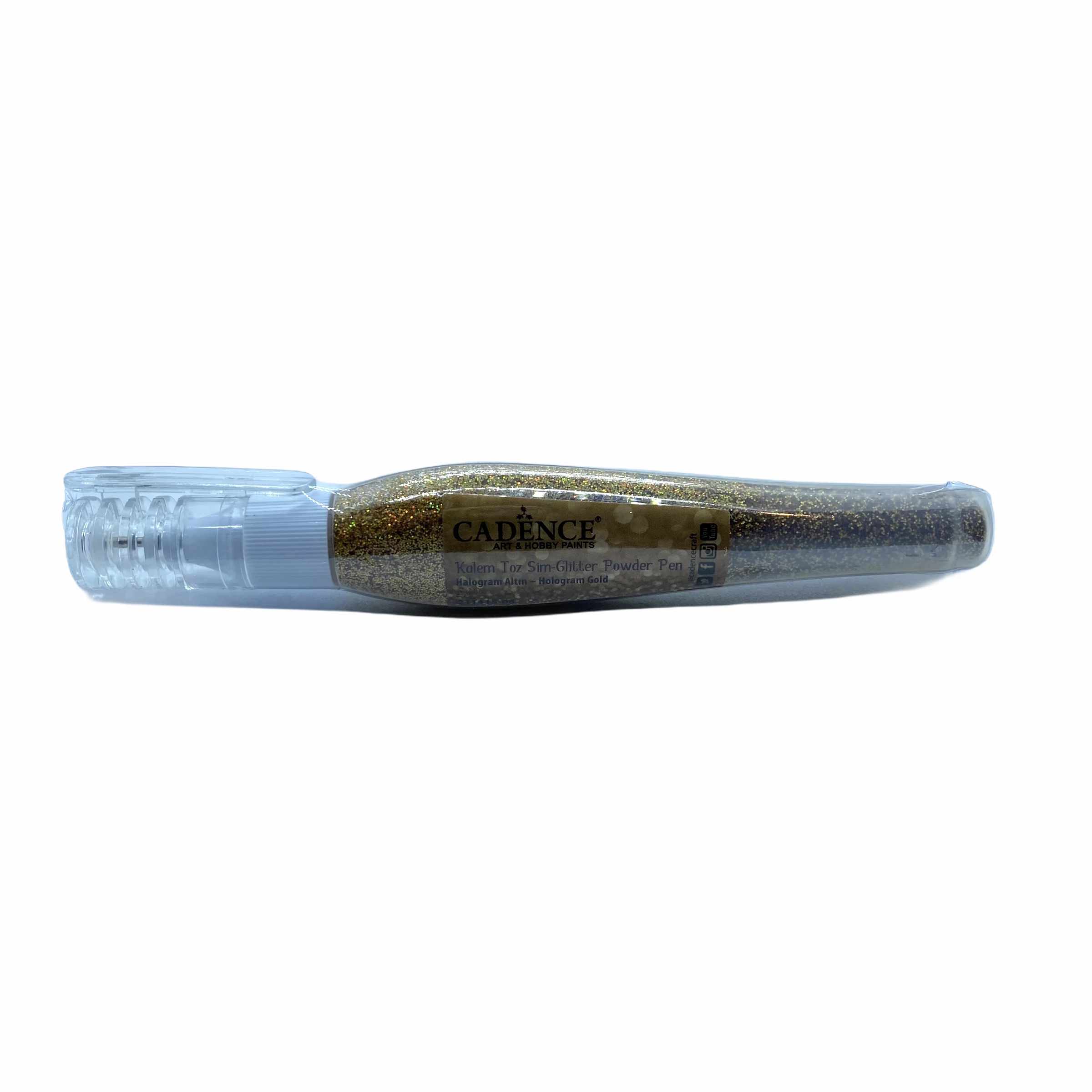 Cadence hologramos arany glitter toll (13cm)
