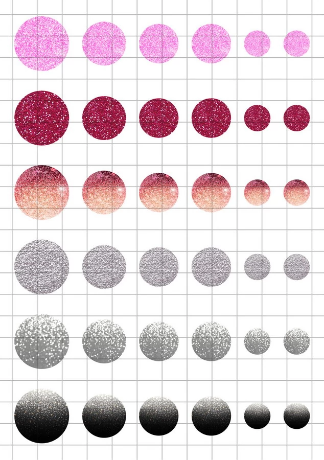 Glitter-4 Üveglencsés ékszerpapír több méret A5