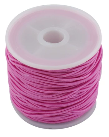 Pink színű kalapgumi guriga/1mm (20m)