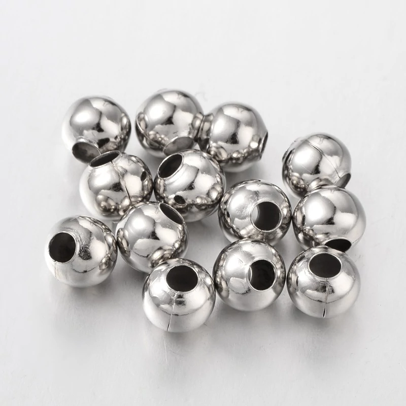 10db Antik ezüst színű golyó alakú gyöngy (8mm)