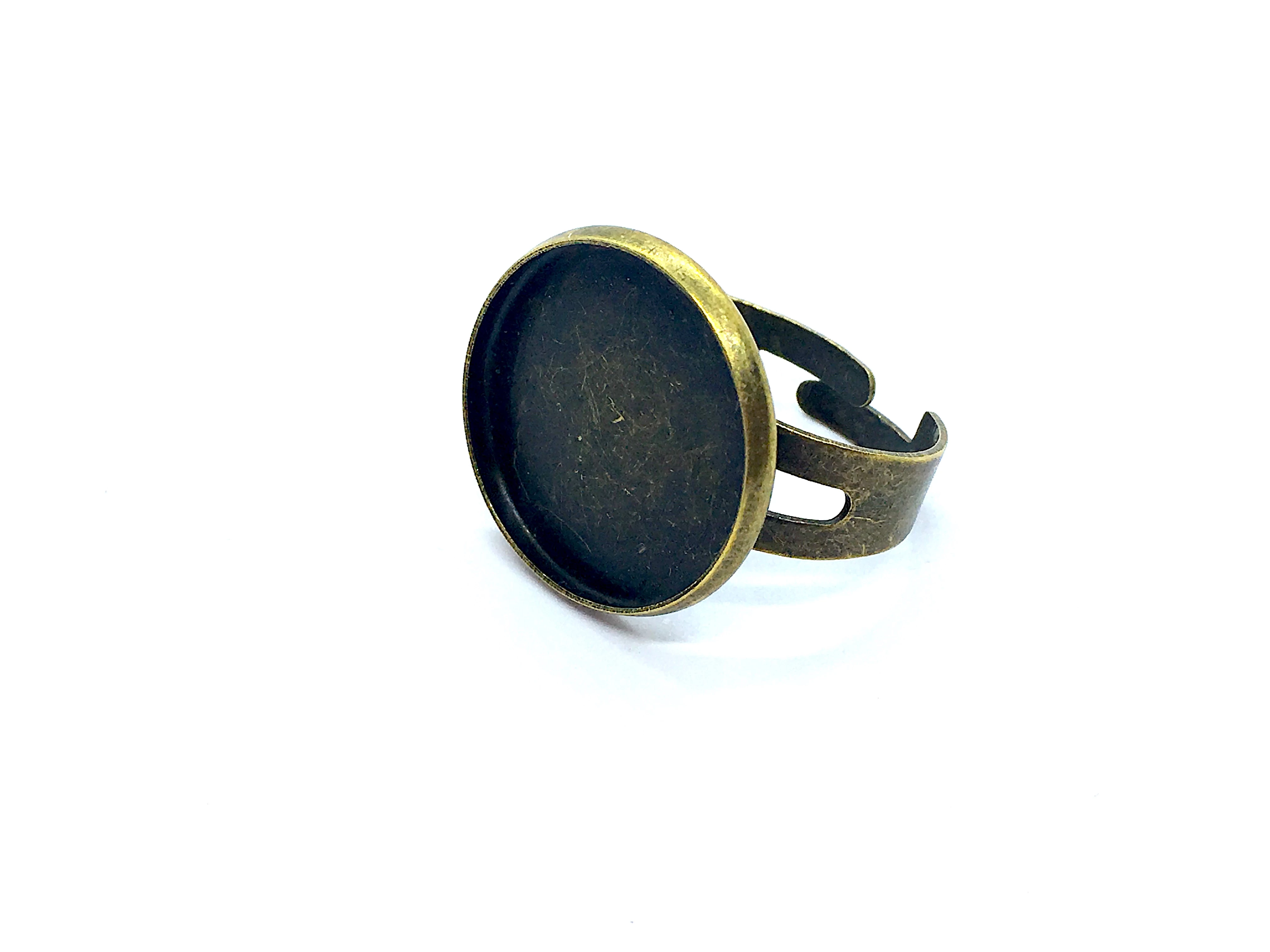 Antikolt bronz színű gyűrűalap (16mm) (1022)