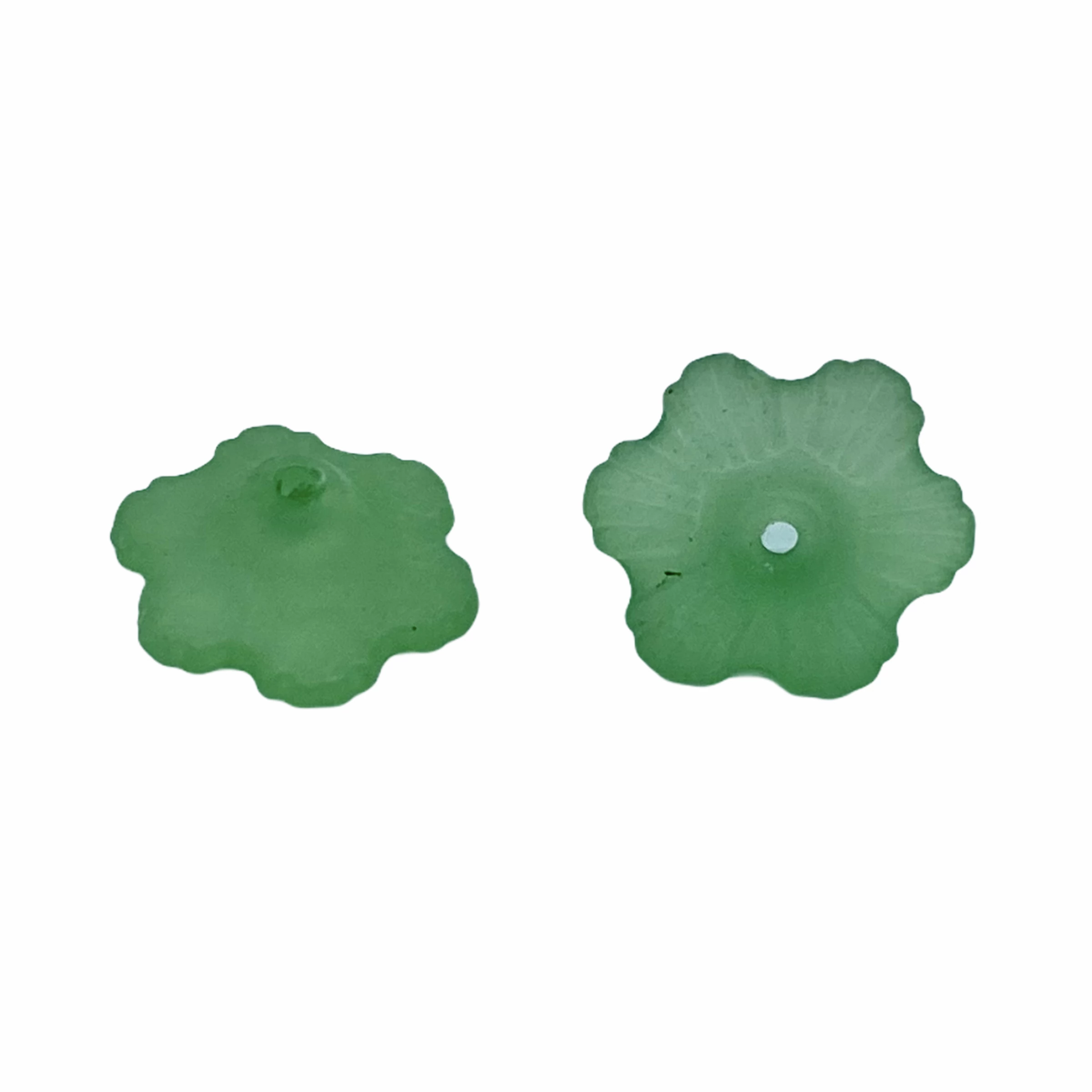 5db Zöld színű virág (11x5mm)