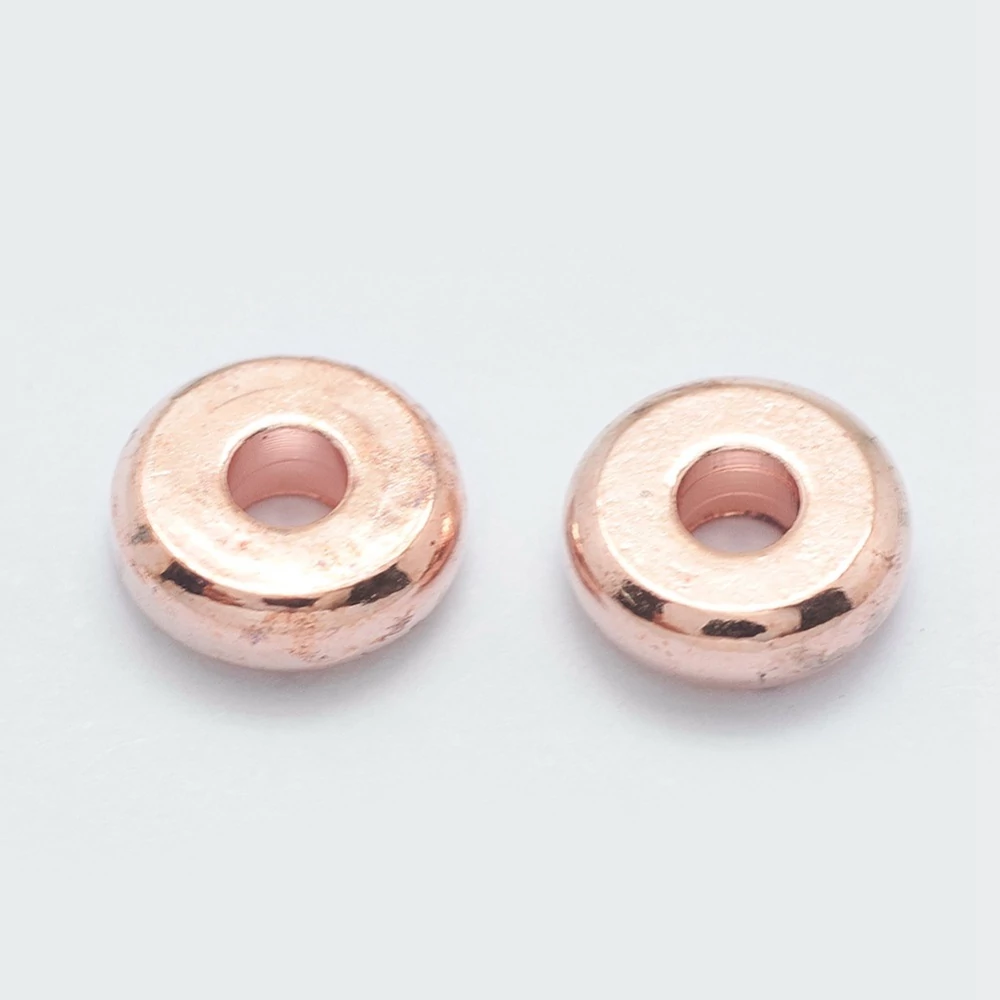 10db Rozé arany színű köztes (6x2mm)
