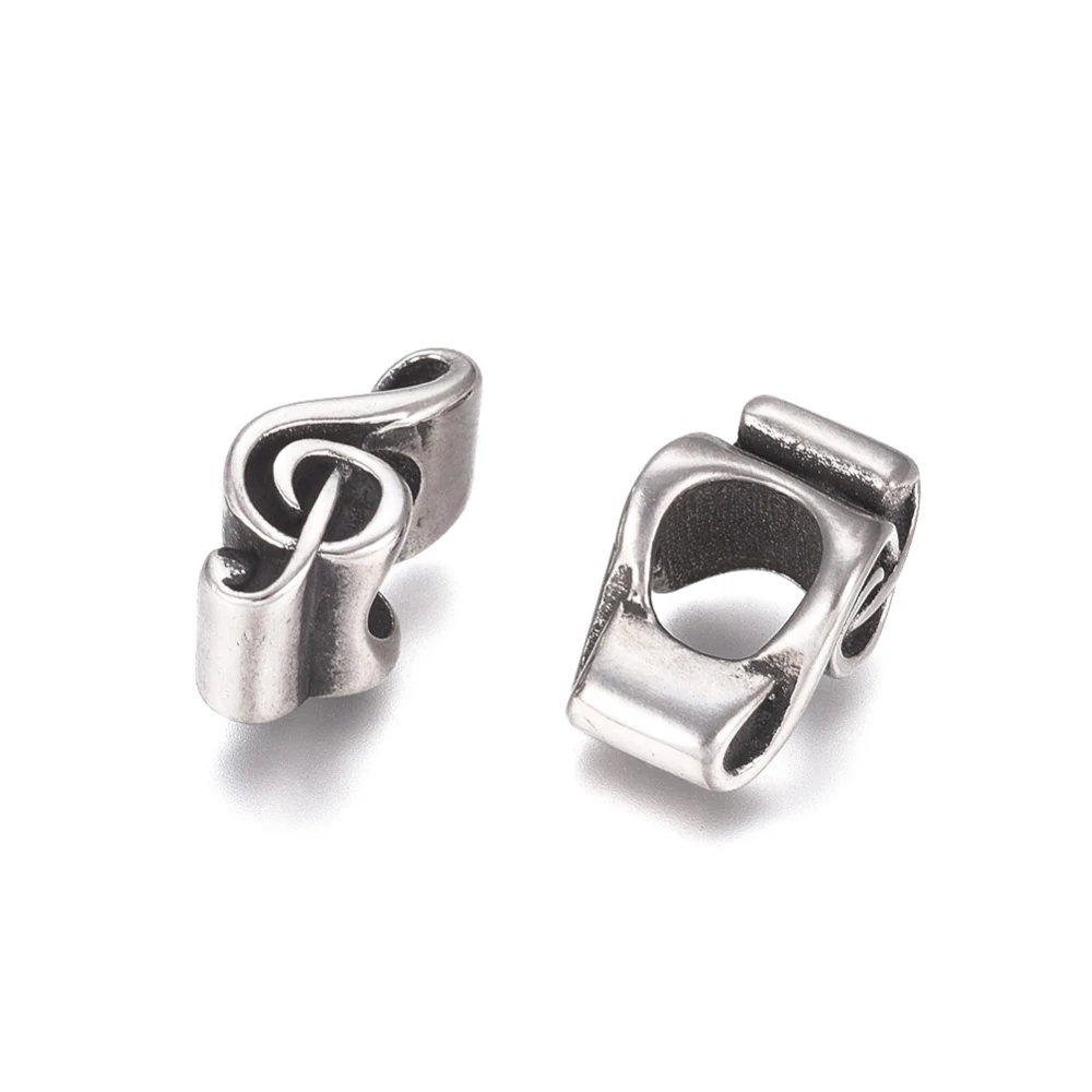 Nemesacél hangjegy köztes (14x6x8mm)