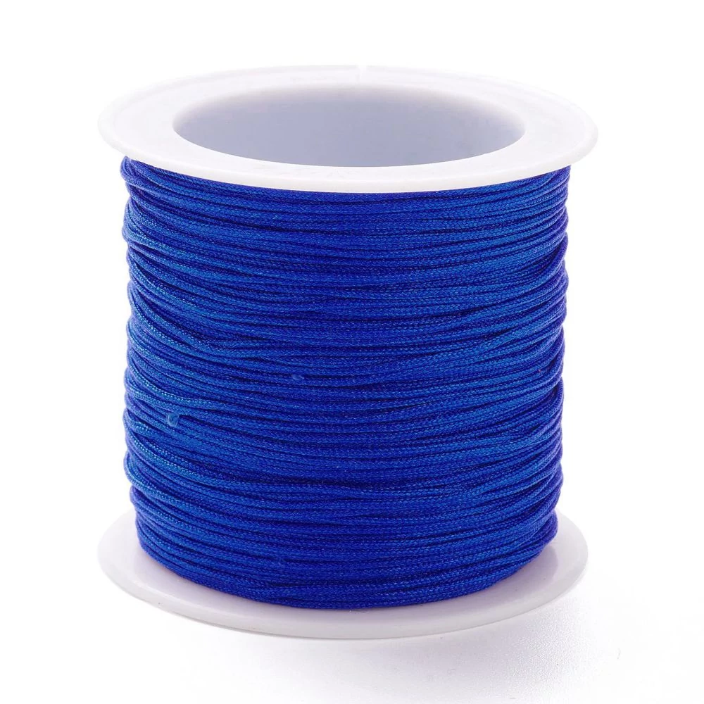 Kék színű microcord zsinór (1mm) /5 méter