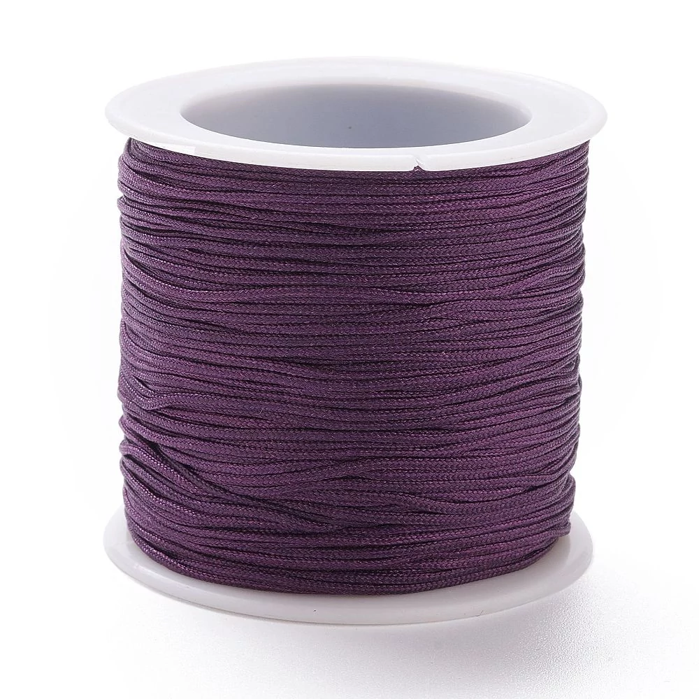 Sötét Lila színű microcord zsinór (1mm) /5méter
