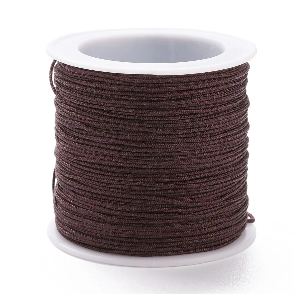 Barna színű microcord zsinór (1mm) /5 méter