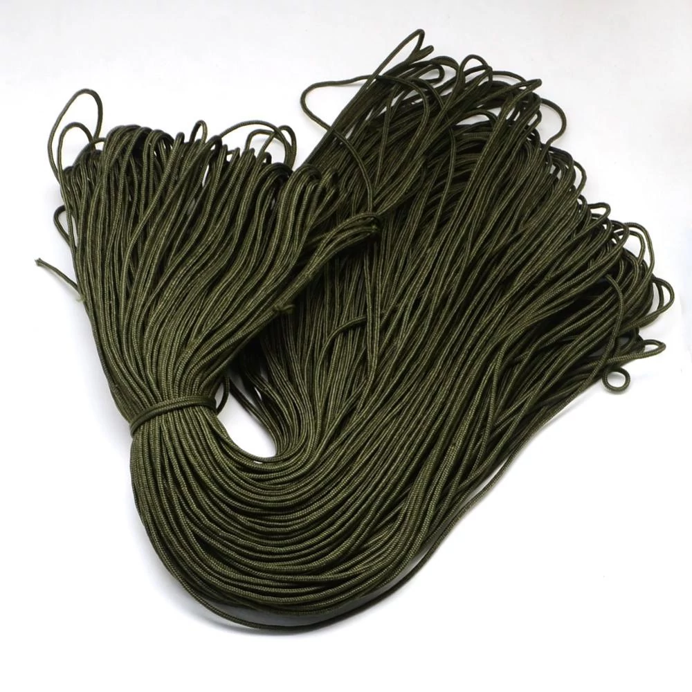 Sötét olivazöld paracord zsinór (2mm)