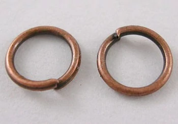 50db vörösréz színű szimpla szerelőkarika (5mm)