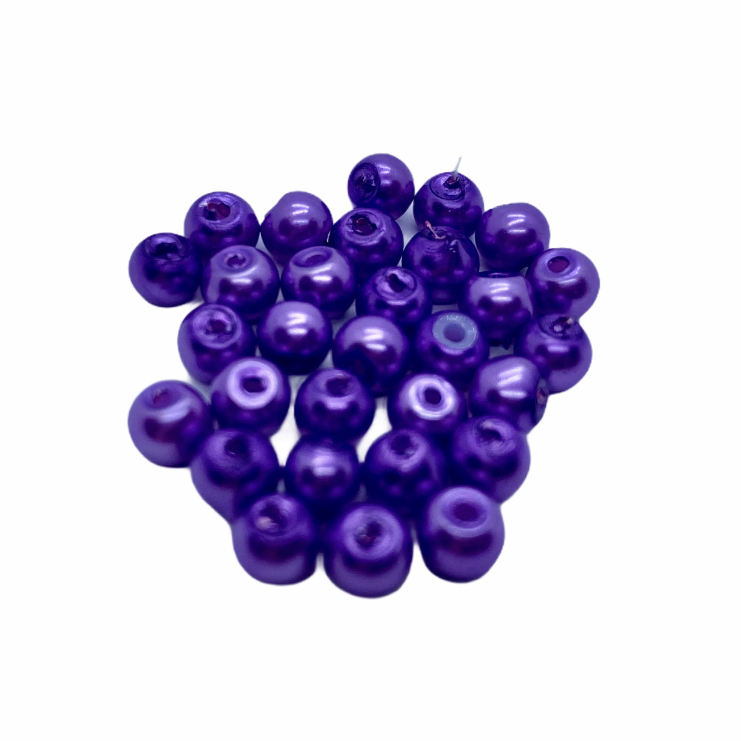 30db Lila tekla üveggyöngy (4mm)
