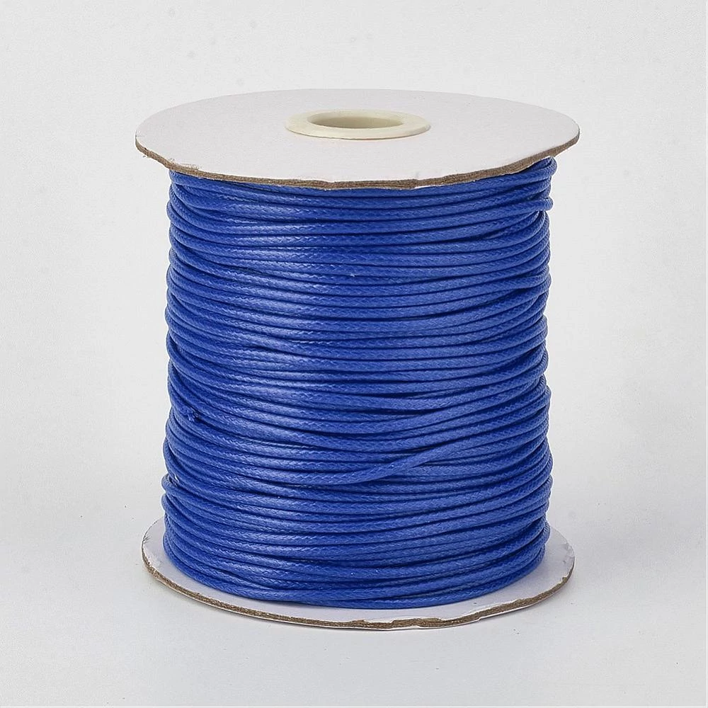 Kék színű viaszolt szál (2mm) /5 méter