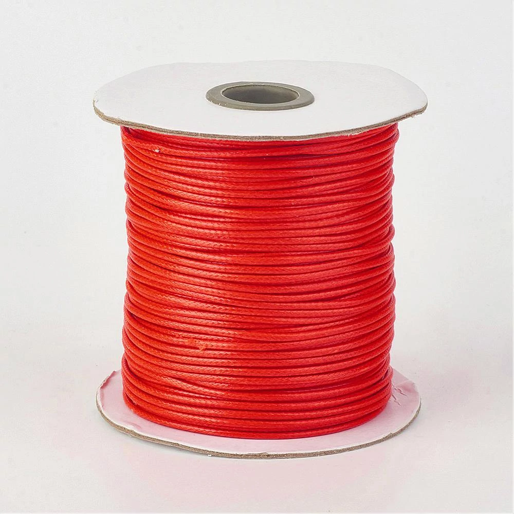 Vörös viaszolt szál (1mm) /5 méter