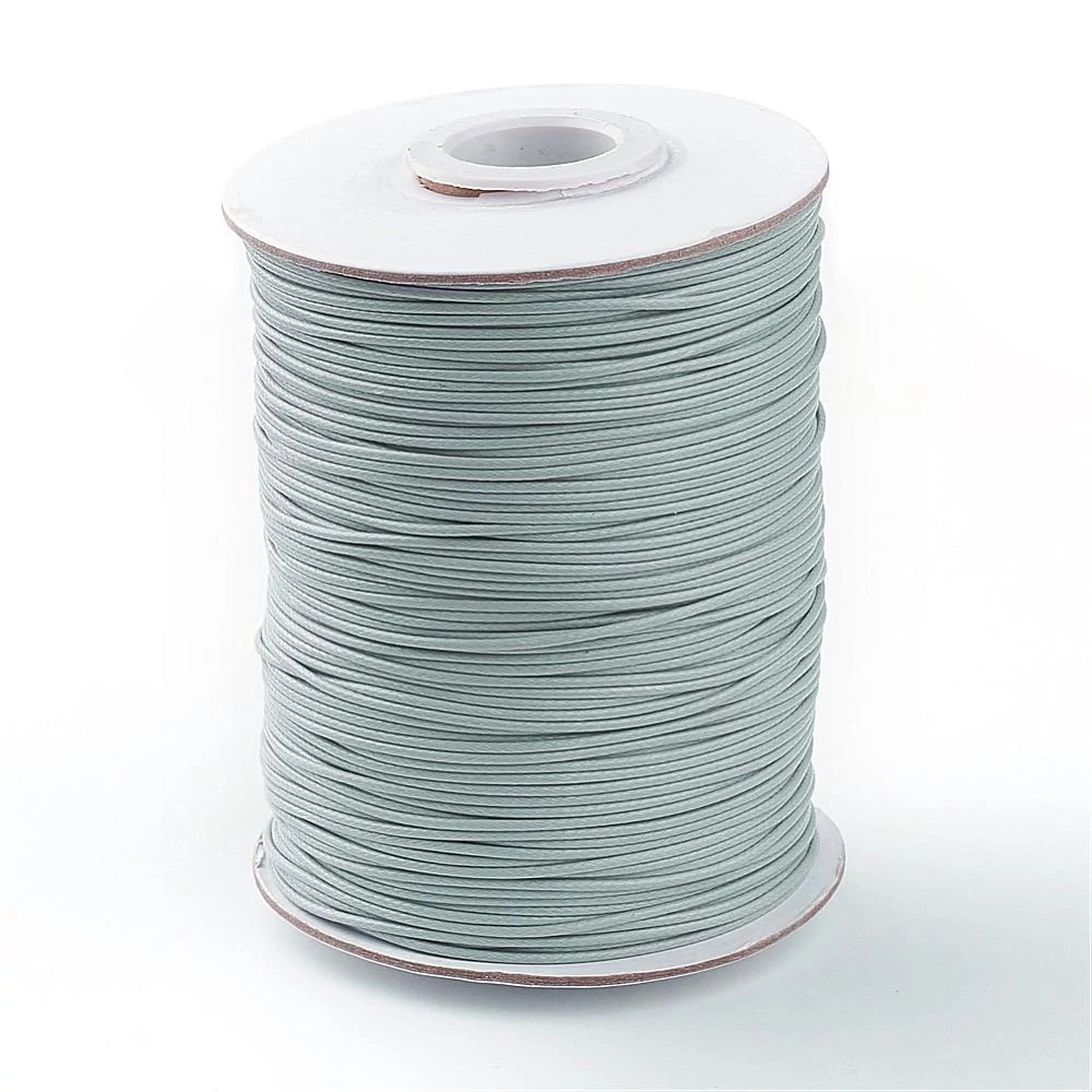 Szürke viaszolt szál (1mm) /5 méter